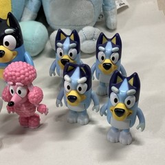 Bluey and Friends Family Figures And Plush Lot of 23 Items. Clean. Smoke Free.