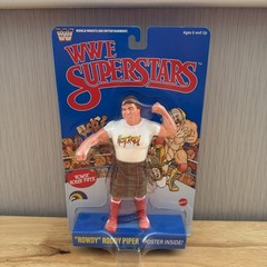 WWE Superstars LJN Series 3 Rowdy Roddy Piper Blue Card Retro Figure NEW