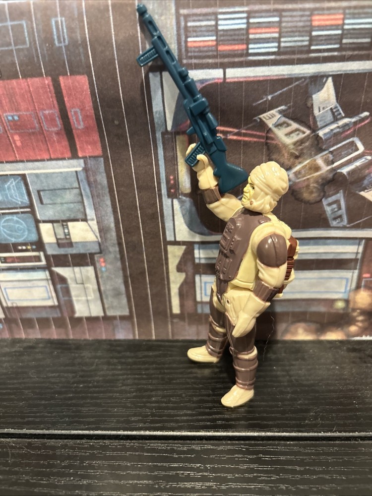 Vintage Star Wars ESB- Dengar Bounty Hunter Kenner 1980 Hong Kong Nice W Weapon