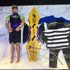 Mattel Max Steel Surf Attack & Turbo Board 12 Inch Action Figure And Clothes
