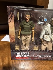 NECA Texas Chainsaw Massacre Hitchhiker and Nubbins Sawyer Action Figure Set NIB