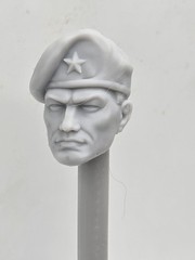 3d Printed OKTOBER STORMAVIK HEAD 1:12 6″ Classified Legends Scale
