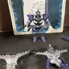SHREDDER METAL MUTANTS ACTION FIGURE TMNT NINJA TURTLES PLAYMATES CARD NEAR COMP