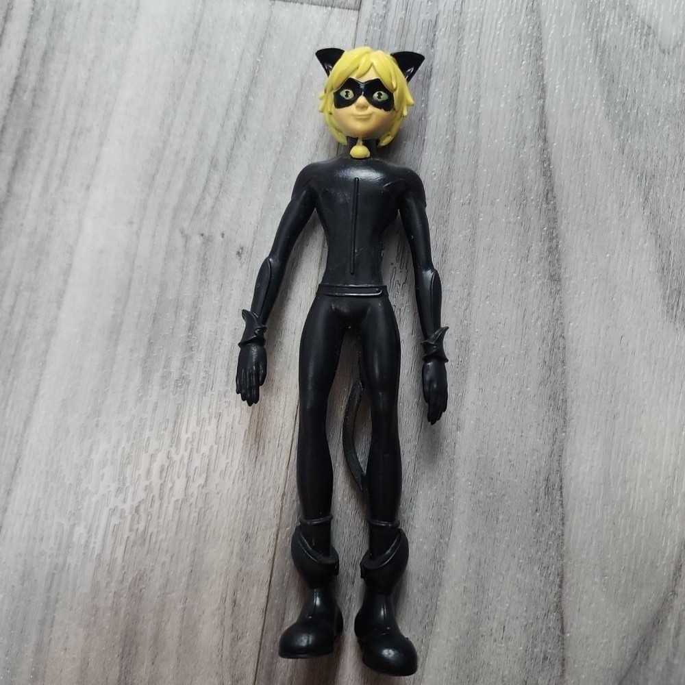 Miraculous Ladybug Chat Noir Figure 6” – Cat Noir Action Doll Playmates ZAG