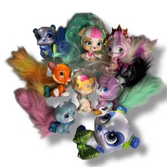 Disney Princess Palace Pets Furry Tail Friends Figures – Lot of 9 Brushable