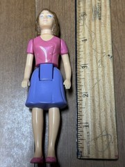x2 Mel Appel Co Figure Lot Baby Girl Yellow Outfit 2.5″ Mom 5” FP Loving Family