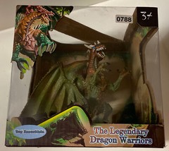 The Legendary Dragon Warriors Red Green Winged Toy 4” Figurine New In Box Age 3+