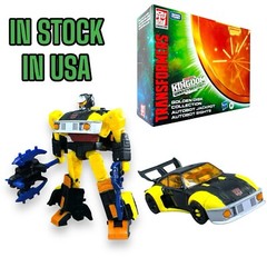 Transformers Jackpot & Sights Golden Disk Porsche Gold Jazz Kingdom USA Seller