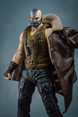 1/10 Windbreaker Coat heroes Bane Fur Long For 7inch Soldier Action Figure Body