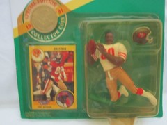 1991 SLU Starting Line-Up Jerry Rice 4″ Figure &Collector Coin-Brand New!49ers