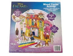 Disney Encanto Wood Casita Activity Set 101 Piece Build Decorate Craft Kit New