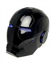 Autoking Iron Man MK5 Full Black Helmet Electronic Wearable Voice-control Mask