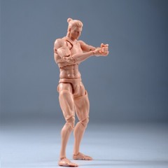 Romankey X COWL 1/12 Male Action Figure Joint Body Doll 6in Yellow Model w/Head