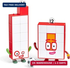 hand2mind Numberblocks Friends Eleven and Twelve Figures, Numbers for Toddlers,