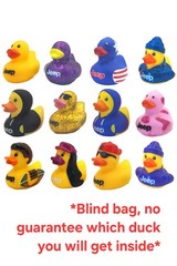 New & Sealed Jeep® Branded Ducks 2 Inch Vinyl Figure Blind Bag Jeep Ducking