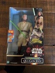 Star Wars Qui-Gon Jinn Action Figure Episode 1 12-inch Electronic Talking