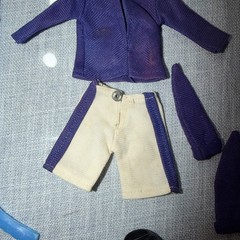 Mego Action Jackson Hockey Outfit Set 1114 Complete Loose 1971
