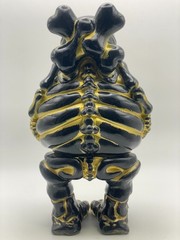 Big Boner (Black & Gold) 8″ Sofubi Fig. by Ron English x BlackBook Toys