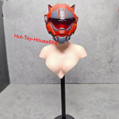 1/6 Female Soldier Science Fiction Mech Robot Head Sculpt Model for 12” Figure