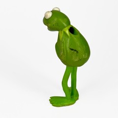 Vintage 1978 Ha! Inc. Green Kermit the Frog Muppets Jim Henson