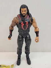WWE Roman Reigns Elite 65 Mattel Wrestling Action Figure Raw Smackdown IC Belt
