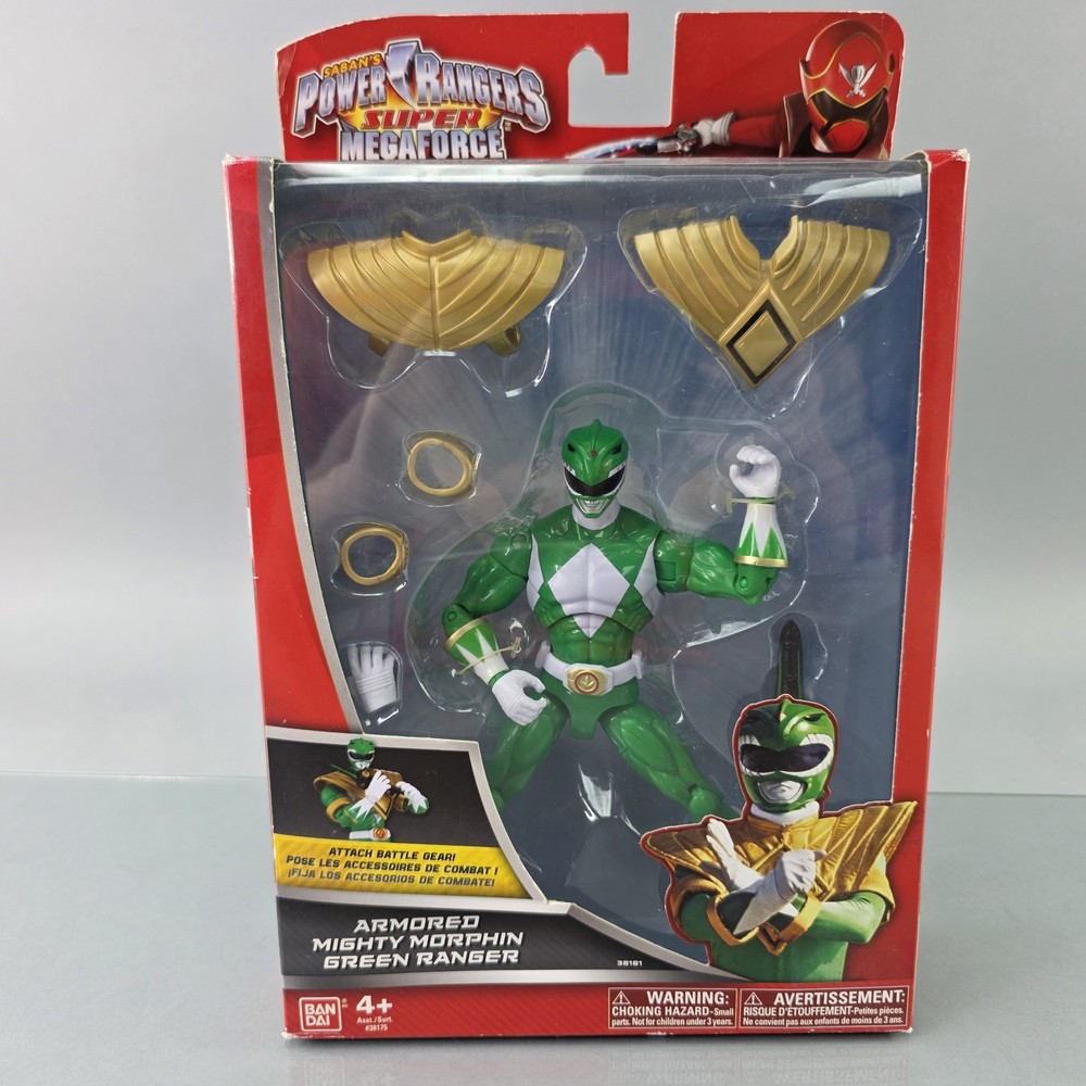 Power Rangers Armored Mighty Morphin Green Ranger Dragon Shield Super Megaforce