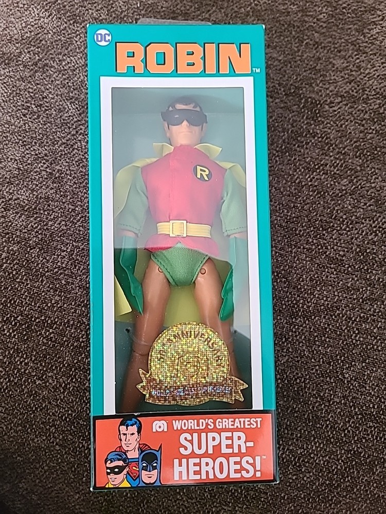 Mego World’s Greatest Super Heroes 50th Anniversary Robin 8 in Action Figure…