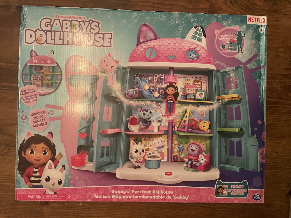 NEW Gabby’s Dollhouse Purrfect Playset Sounds & Music