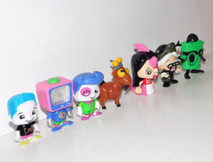 Lot 7 FGTeev YouTube Channel Collectible Toy Figures 2.5” Bonkers Toys