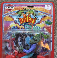 Vintage 1993 B.C. Bikers Scales Motorized Biker Action Figure Ace Novelties RARE