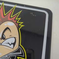RARE Tech Deck Real Tin Sign Skateboarding 10″X12.5″ “BREAKIN THE RULES”