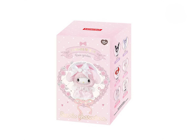 Authentic Miniso Sanrio Rose Garden Series Confirmed Blind Box Vinyl Plush Toys!