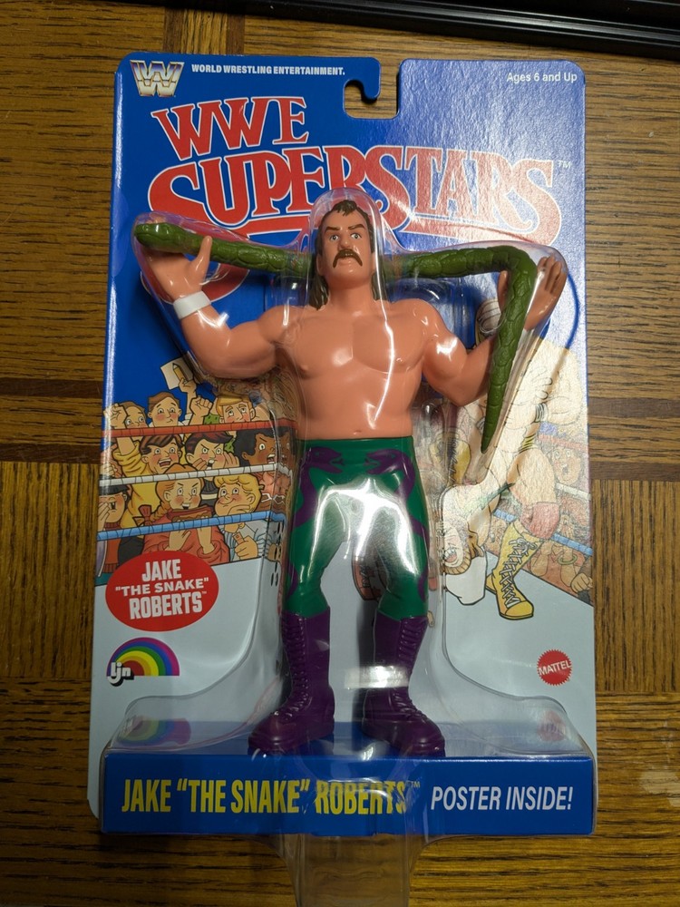 WWE Superstars Mattel LJN Jake the Snake Roberts Moc series 3 🐍