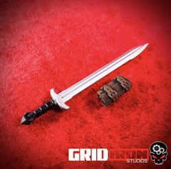 1:12 1-Handed Sword w/sheath Weapon For Mythic legions Marvel Legends 6” GA10