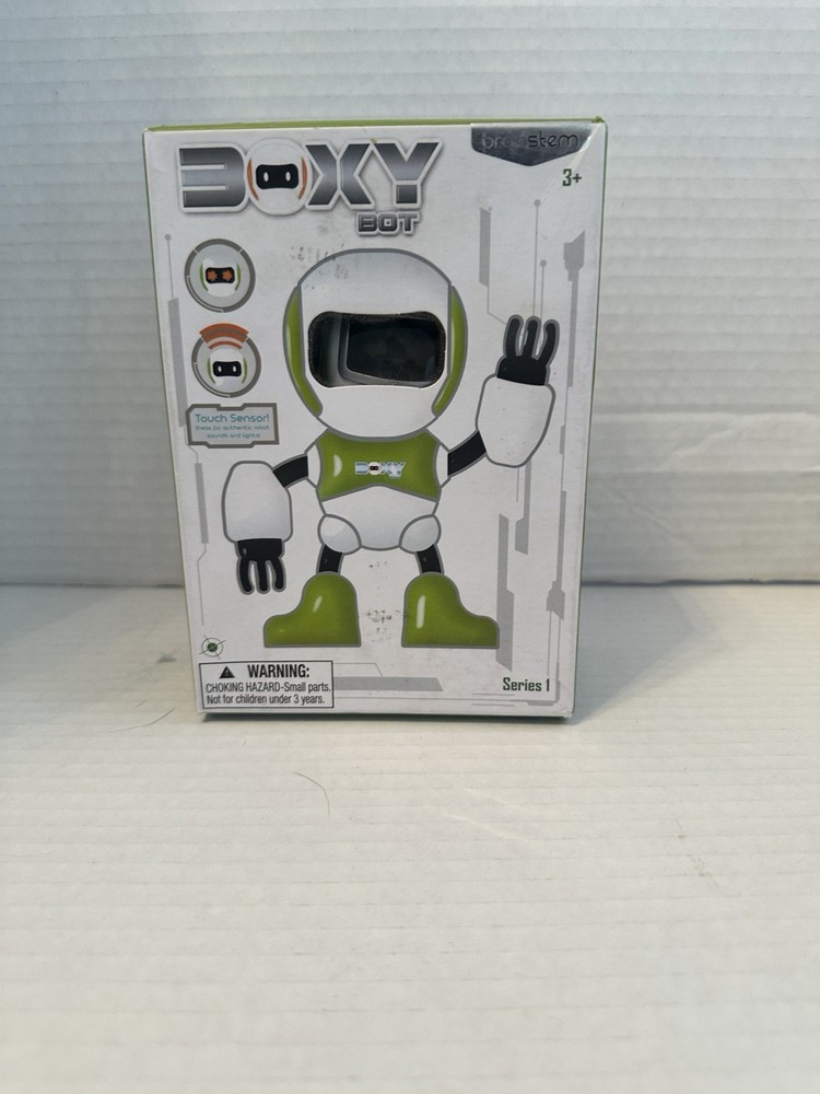 Boxy Bot Green Series 1 Brainstem by Bulls I Toy