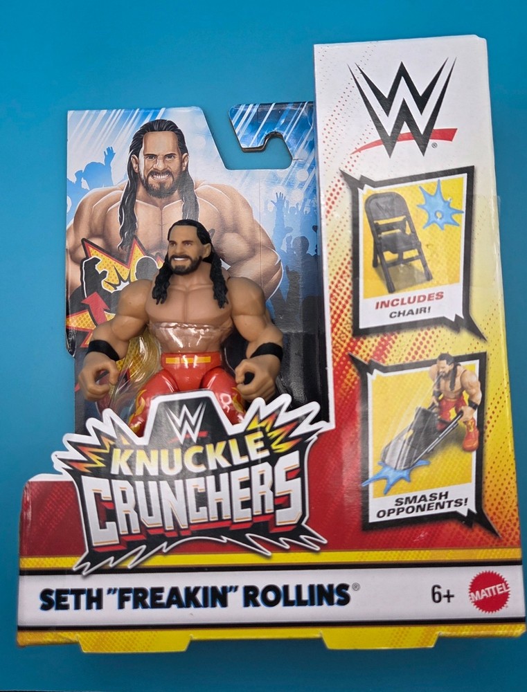 NEW – WWE Knuckle Crunchers SETH “FREAKING” ROLLINS