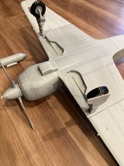 1:18 Kawasaki Ki-100 “Tony” Radial Engine Model Kit-Disassembled and Unpainted