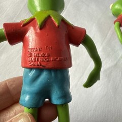 Vtg Lot Of 3 Jim Henson’s MUPPETS Kermit the Frog 5” Bendable Figure Just Toys