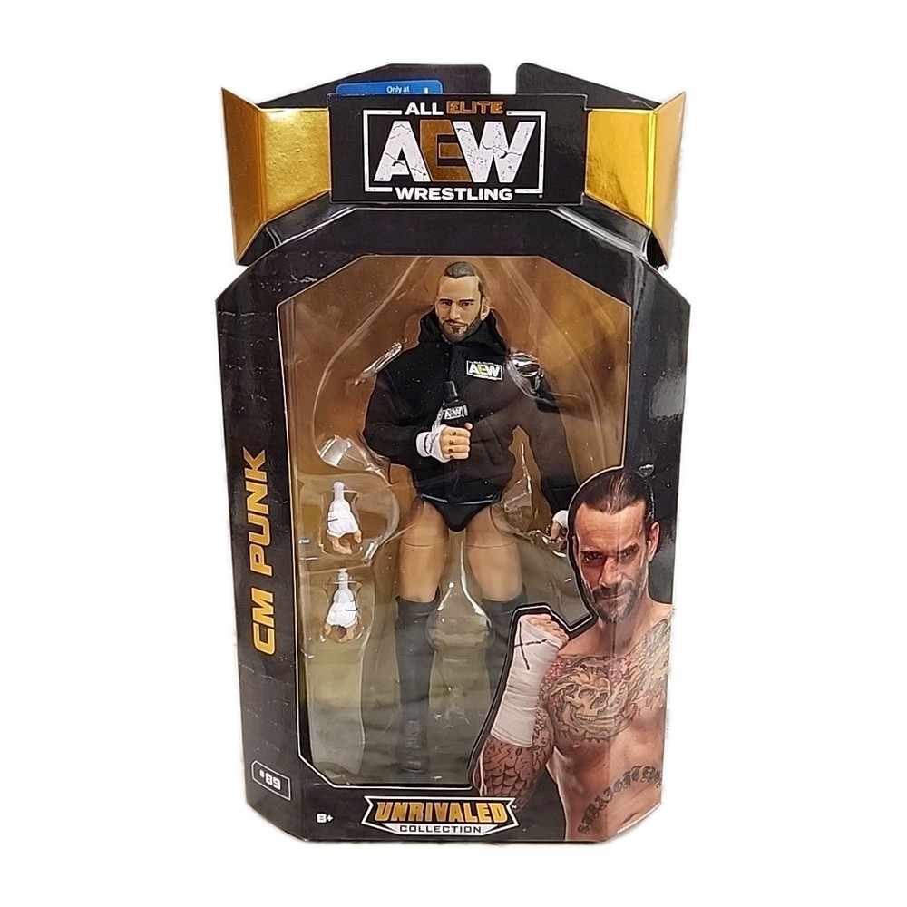 AEW Wrestling Unrivaled CM Punk #89 Action Figure Walmart Exclusive