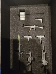 Kraken Studio Marvel Punisher Action Figure Collectible w/ Assault Rifle Handgun