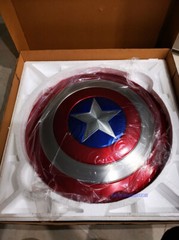 Captain America 1:1 Scale Shield Model Aluminium Alloy Painted Figure F Cosplay