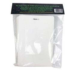 4 Pack DIY Bootleg Action Figure Blister Bubble & Blank Backing Cards Packaging