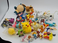 Huge Pokémon Lot! Talking Pokédex + Ash + 30+ Figures, Plushies, Games AS IS