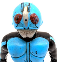 Vintage Popy Kamen Rider Sofubi Figure 5″ Japan Retro Toy 1970s As-Is