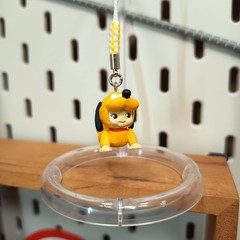 KEWPIE Baby as DISNEY PLUTO DOG 1″ Figure KEYCHAIN Toy Miniature Rose O’Neill