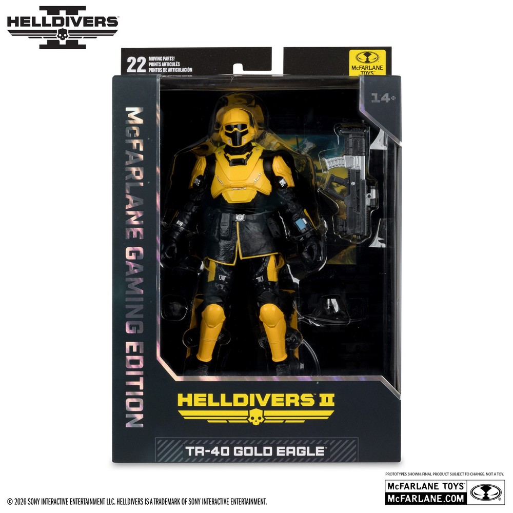 McFarlane Helldivers 2 TR40 Golden Eagle 1/10 Scale Action Figure