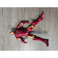 Marvel Iron Man Mark IV Action Figure Metallic Red Gold 6 Inch Articulated Toy