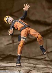 New Bandai S.H.Figuarts Naruto Uzumaki Battle Scarred-Tamashii Action Figure Toy