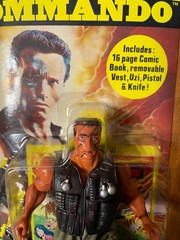 Schwarzenegger Commando Action Figure by Diamond Toymakers 1985 Vintage Sealed