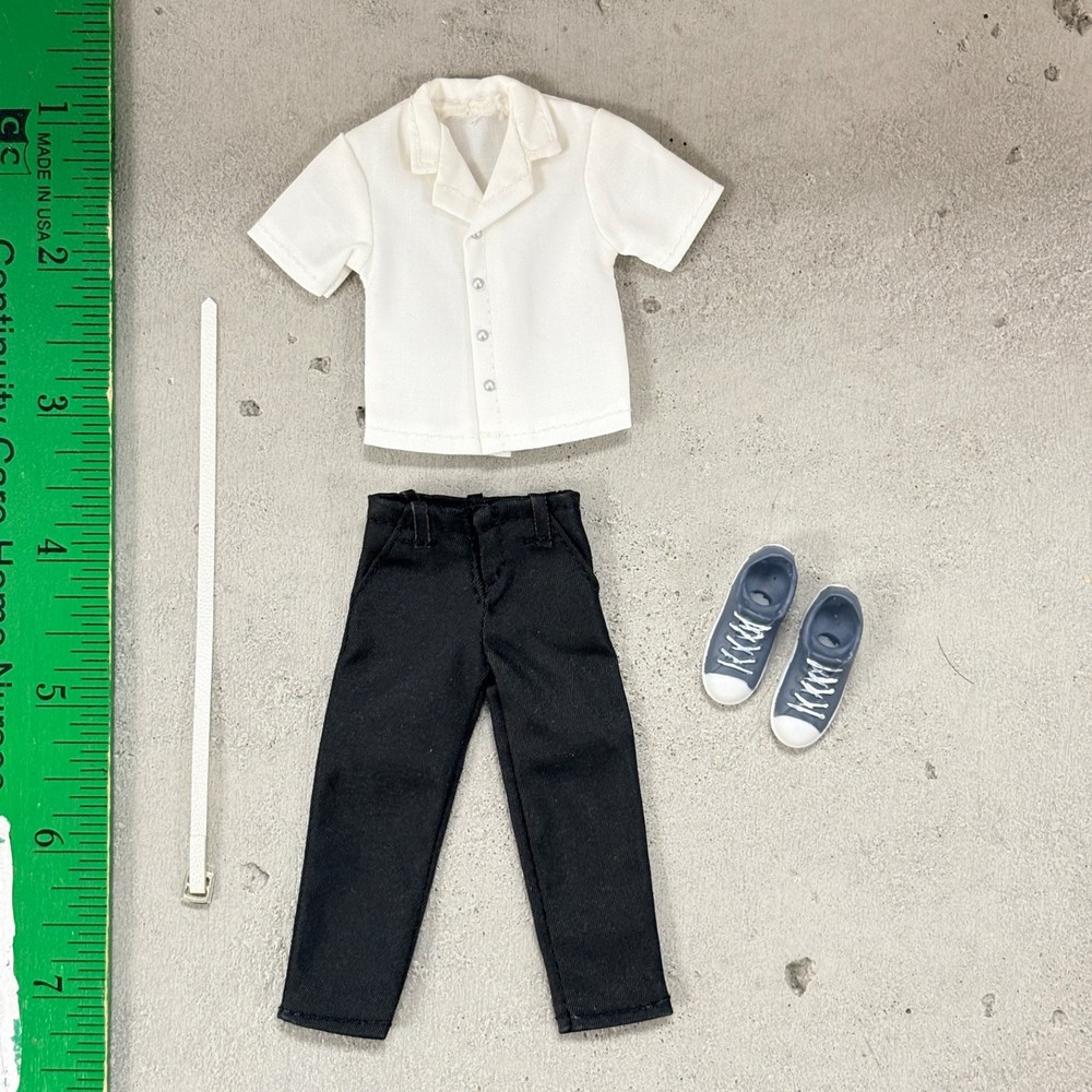 BW-BK-SHT-SET: 1/12 Fabric Outfit with shoes for Storm Arena Baki Hanma Figure